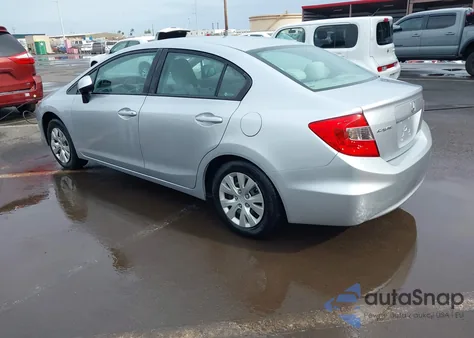 2012 Honda Civic Lx z USA, uszkodzony, nr VIN 2HGFB2F58CH611463